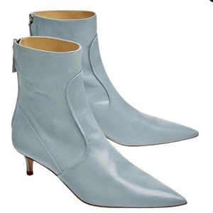 powder blue booties